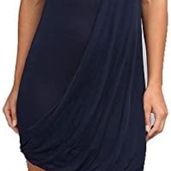 "Bcbg MAXAZRIA Evie Bubble Hem Dress" color -DINK  SZ L  NWT - Picture 5 of 9